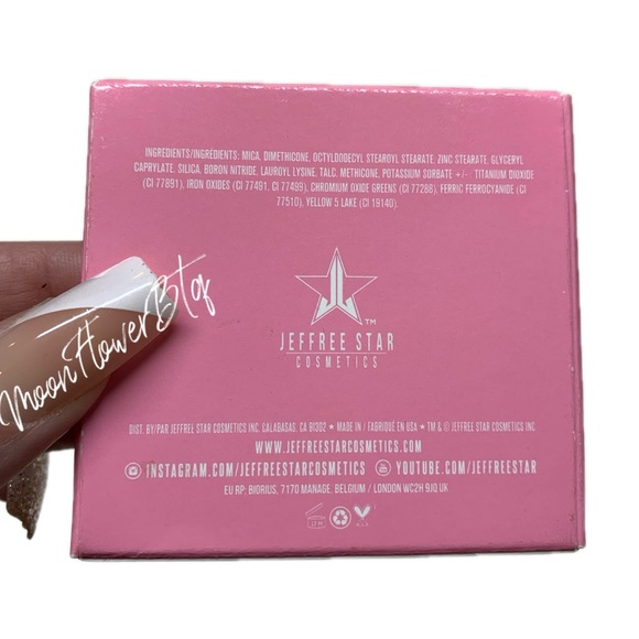 Jeffree Star “Tax Free” Green Gold Eyeshadow Single – Metallic Finish, Vegan - Picture 4 of 5
